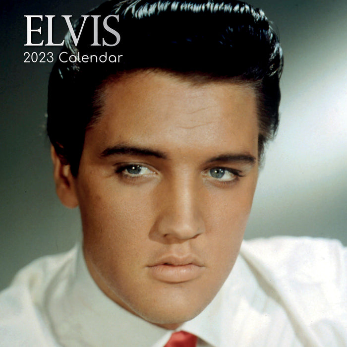 The Gifted Stationary Company 2023 Square Wall Calendar - Elvis