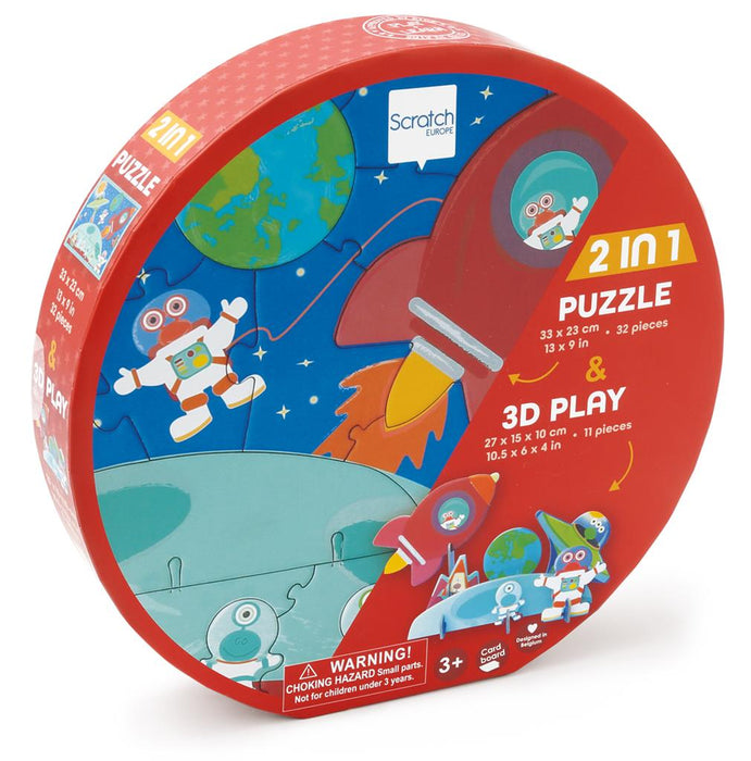 Scratch 3D Play Puzzle - Space