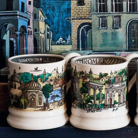Emma Bridgewater Cities Of Dreams Rome 1/2 Pint Mug Boxed - SECONDS