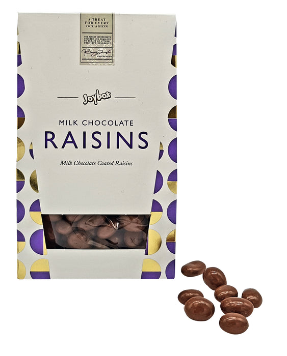 Raisins Coated in Milk Chocolate