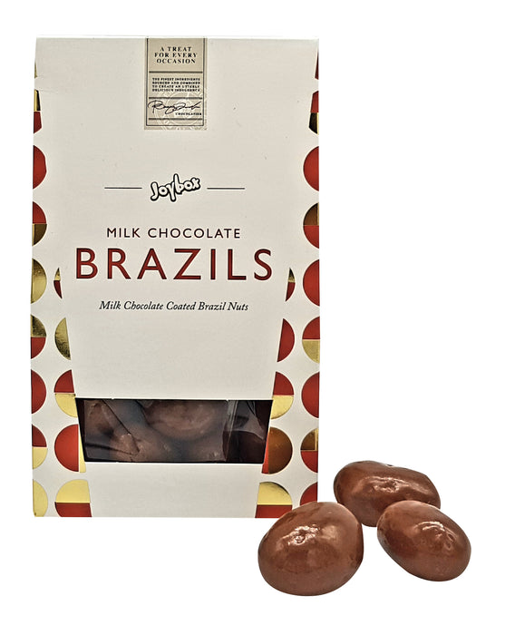 Brazil Nuts Coated in Milk Chocolate