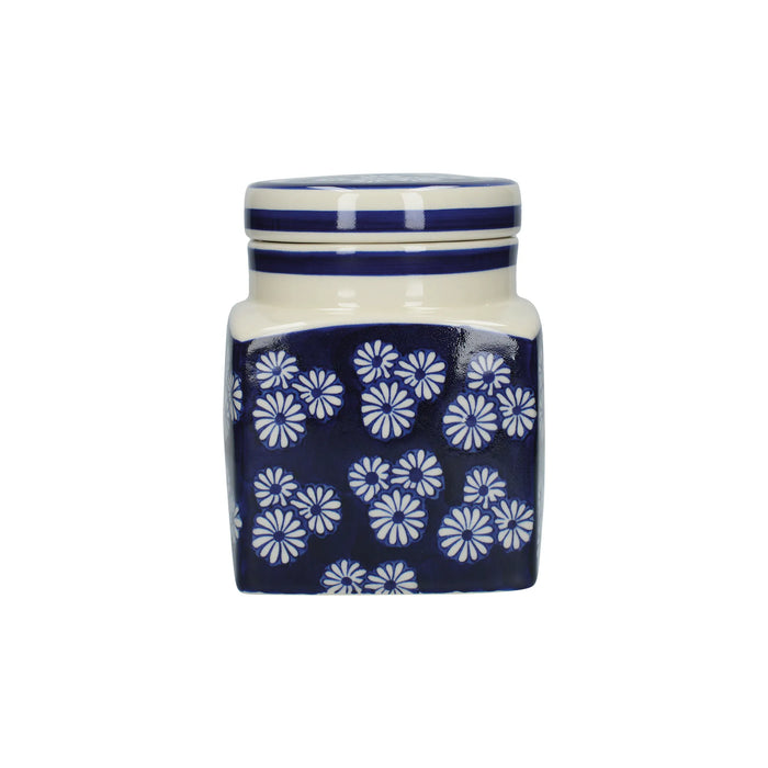 London Pottery Ceramic Canister Small Daisies