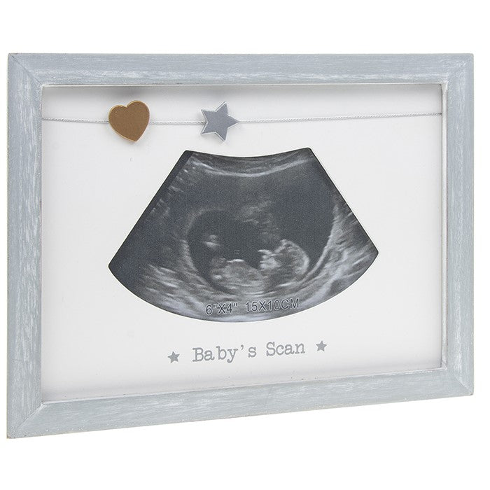 Heart Strings Photo Frame Baby Scan 6x4