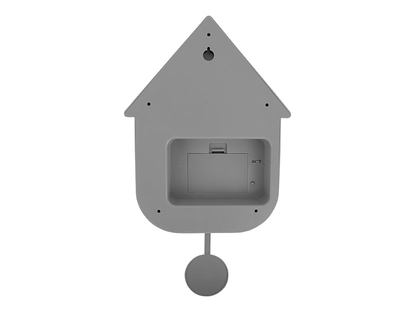 Karlsson Mouse Grey Modern Cuckoo Wall Clock
