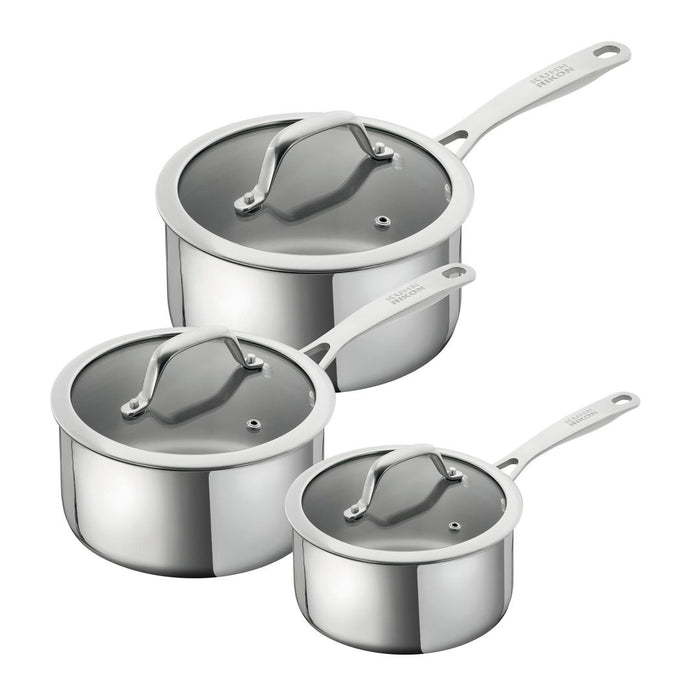 Kuhn Rikon All-round 3 Piece Saucepan Set