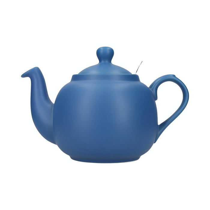 KitchenCraft London Pottery Farmhouse® 6 Cup Teapot Nordic Blue