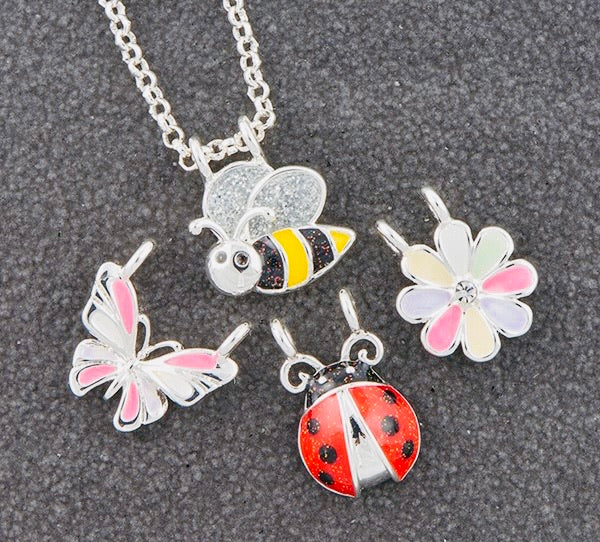 Make Your Own Silver Plated Necklace Bugs