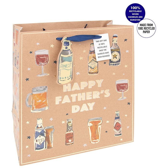 Kraft Beer Fathers Day Gift Bag Medium
