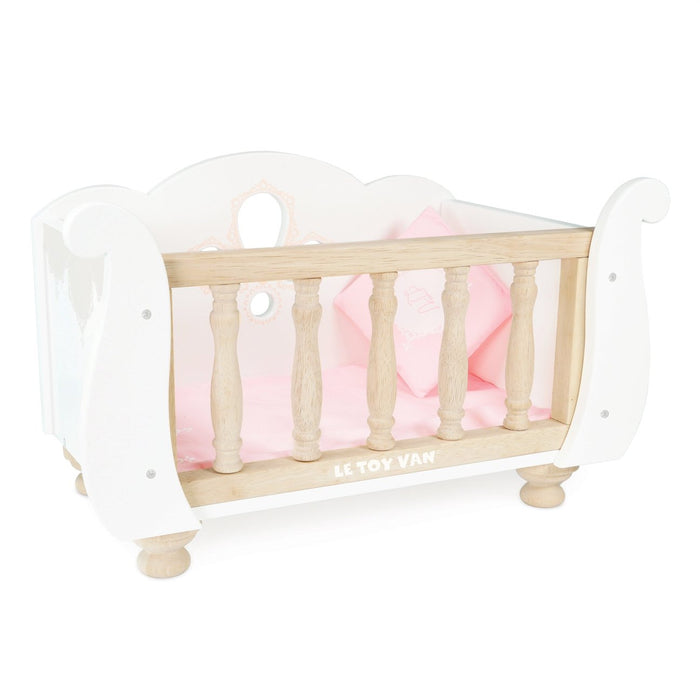 Le Toy Van Sleigh Doll Cot & Crib