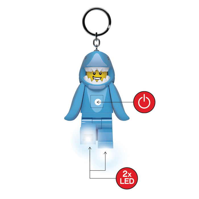Lego Iconic Shark Suit Guy Key Light