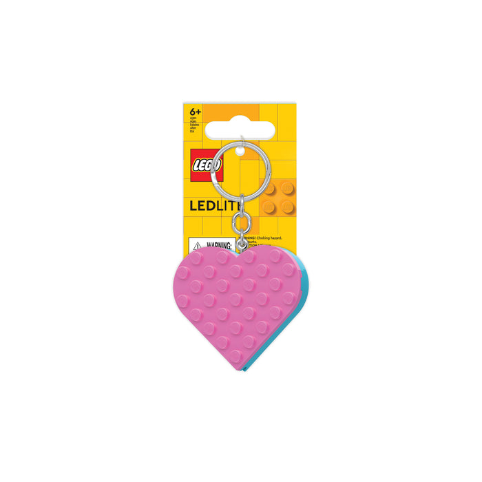 Lego Iconic Pink And Blue Heart Key Light