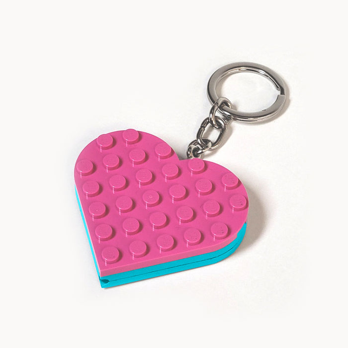 Lego Iconic Pink And Blue Heart Key Light