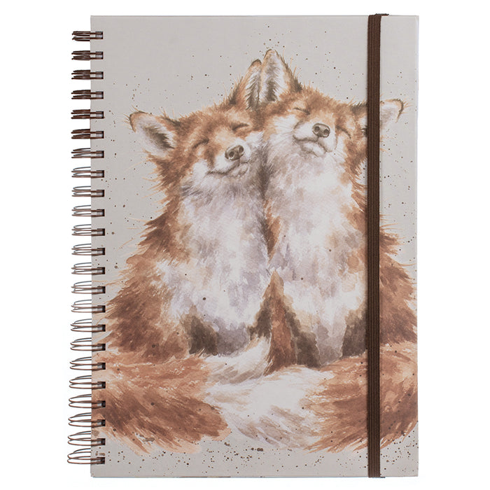 Wrendale Contentment Fox A4 Notebook