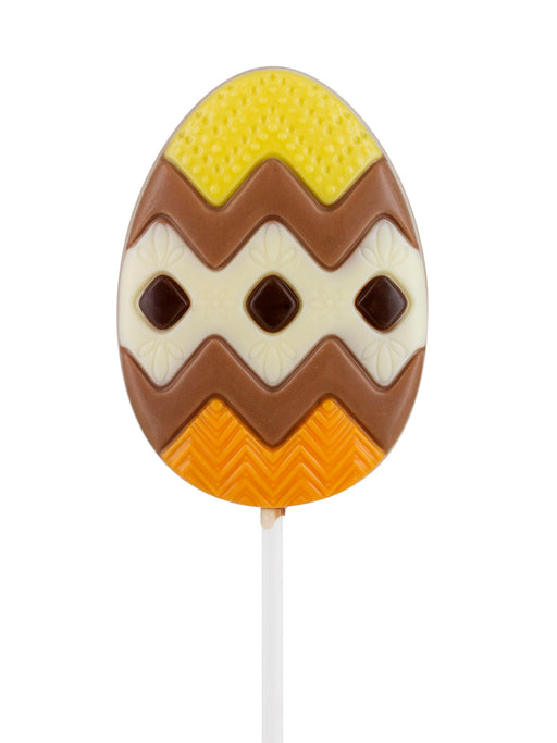 Belfine Zig Zag Easter Egg Lollipop