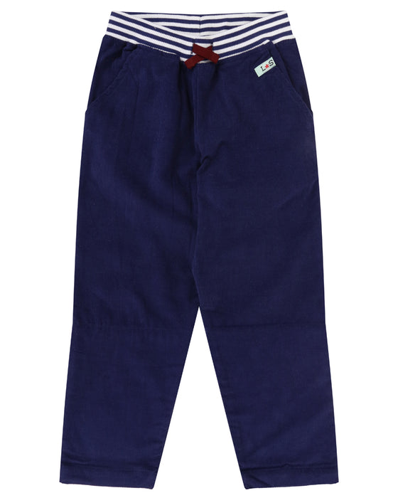 Lilly & Sid Navy Cord Trousers