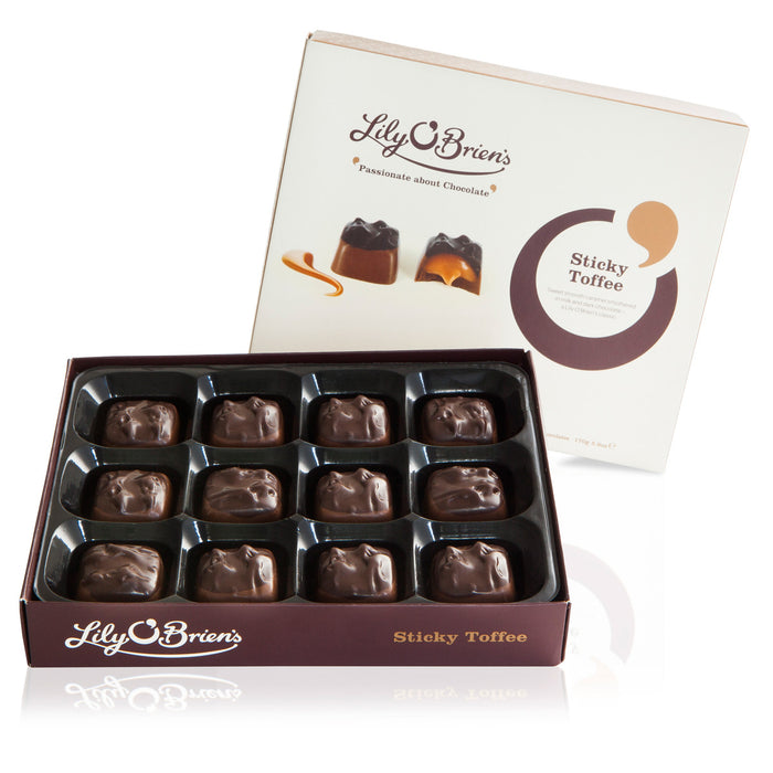 Lily O'Brian's Sticky Toffee Collection Chocolate Box 170g - SHORT DATE