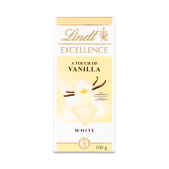 Lindt Excellence White Vanilla Bar 100g