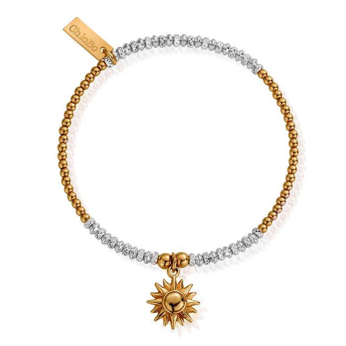 Chlobo Gold & Silver Sparkle Sun Bracelet
