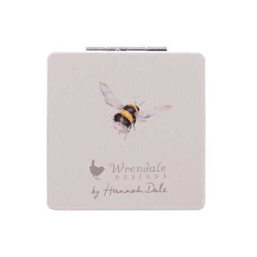 Wrendale 'Flight of the Bumblebee' compact mirror