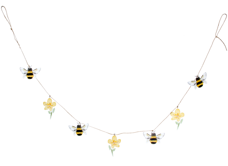 Gisela Graham Bee And Buttercup Decorative Garland