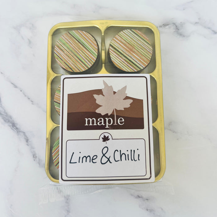Dark Chocolate Lime and ChillI Pack of Six