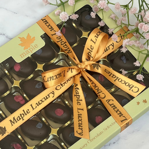 Dark Chocolate Rose & Violet Creams Selection Box