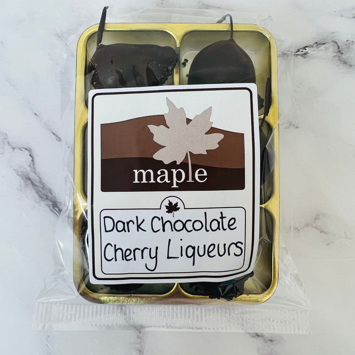 Dark Chocolate Cherry Liqueurs (Cerisettes) Pack of Six