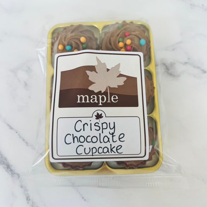 Crispy Chocolate Cupcake Pack of Six