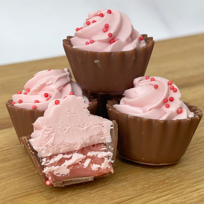 Strawberry Cupcake Pack of Six