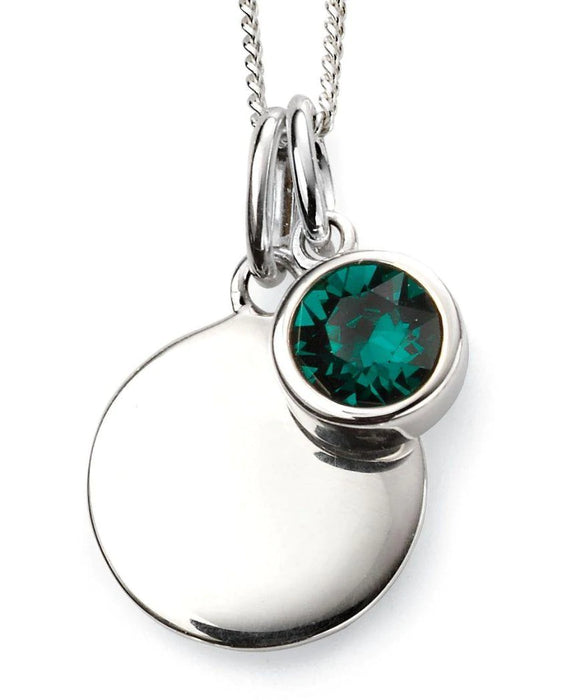 Birthstone May Emerald Necklace