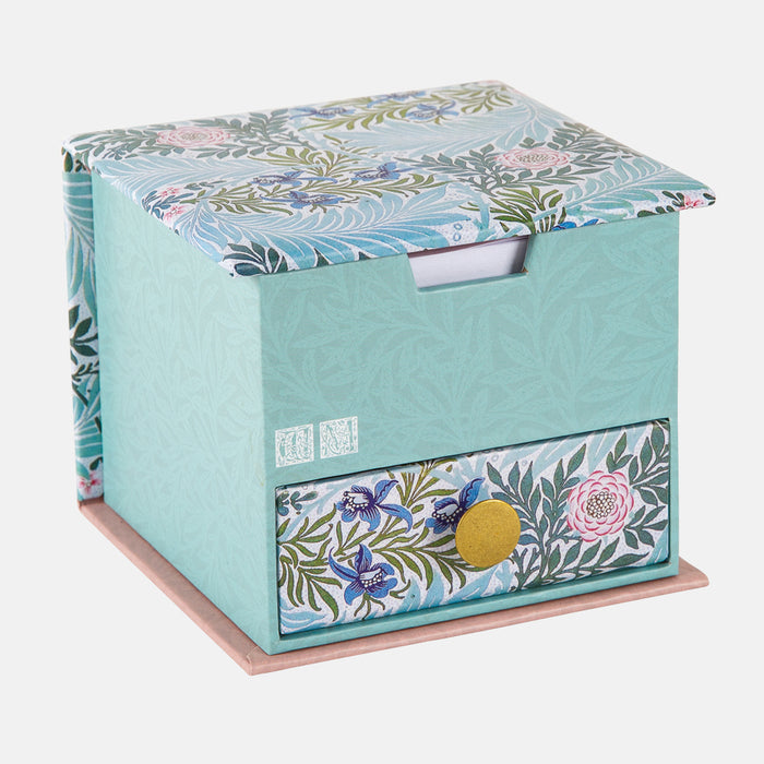 The Gifted Stationary Company William Morris Memo Cube - Larkspur