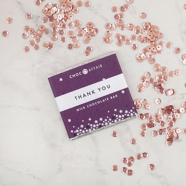 Choc Affair Thank You Milk Chocolate Bar