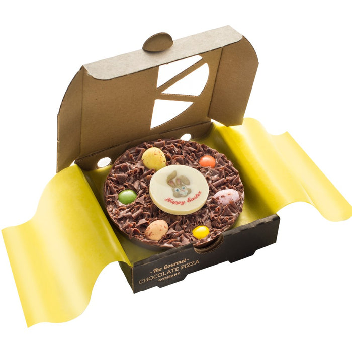 Easter Mini Chocolate Pizza with Bunny