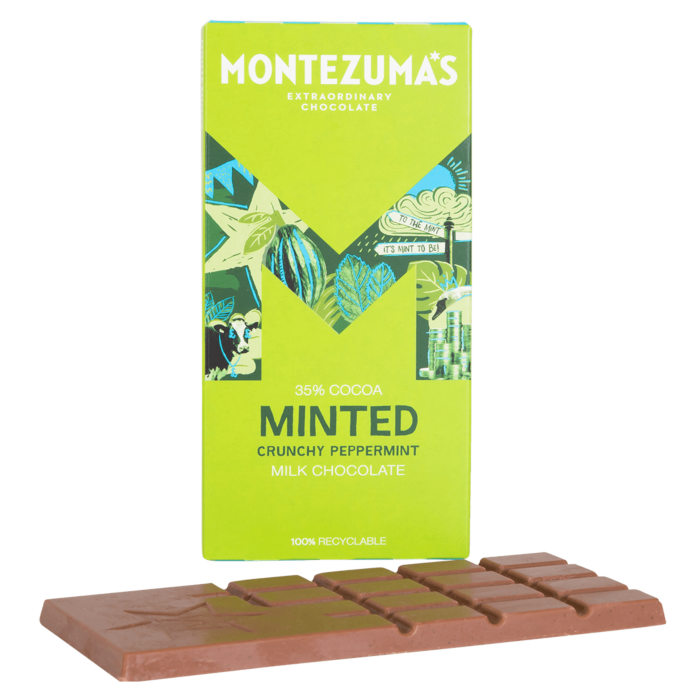 Montezuma Peppermint Milk Chocolate Bar