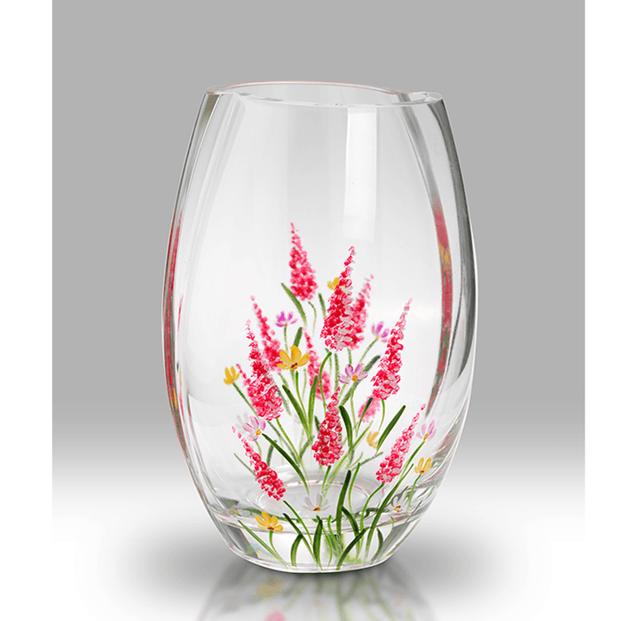 Nobile Glassware Cerise Elysian 20cm Round Vase