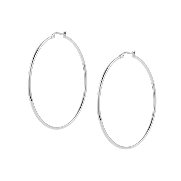 Nomination Silhouette Large Silver Hoop Earrings