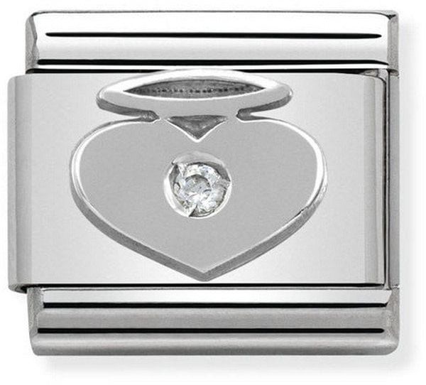 Nomination Classic Silver Oxidised Symbols Evil Heart Charm