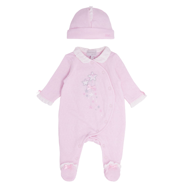 Pastels & Co Jingle Pink All in One with Matching Hat
