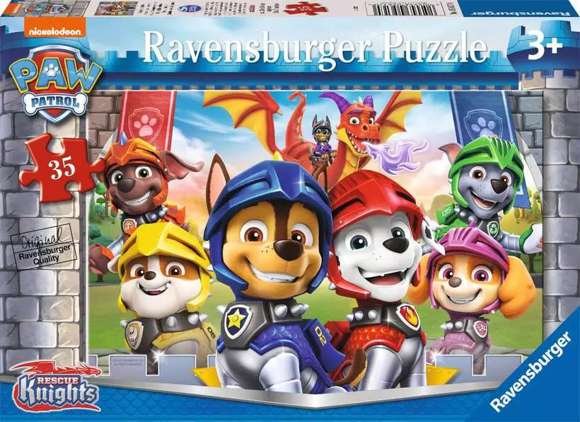 Ravensburger Paw Patrol 35 pc Knight and Dragon Puzzle