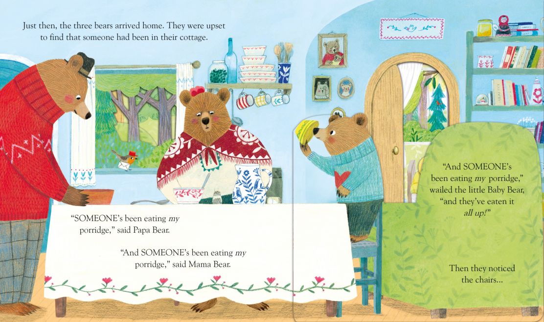 Usborne Peep Inside a Fairy Tale Goldilocks and the Three Bears