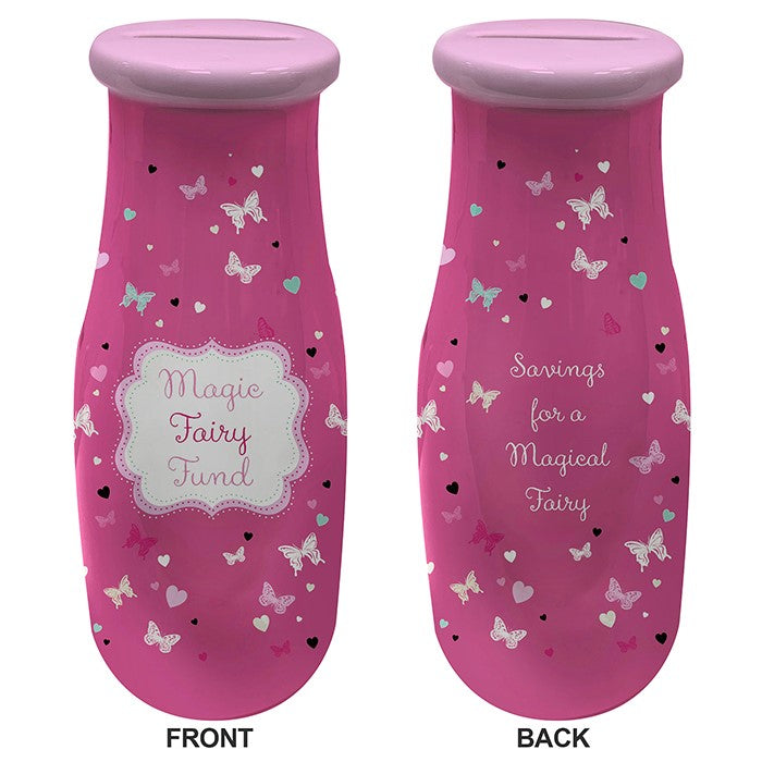 Pocket Pennies Magic Fairy Bottle Money Bank