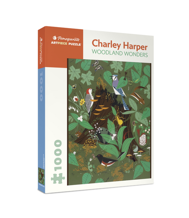 Pomegranate Charley Harper: Woodland Wonders 1000-piece Jigsaw Puzzle