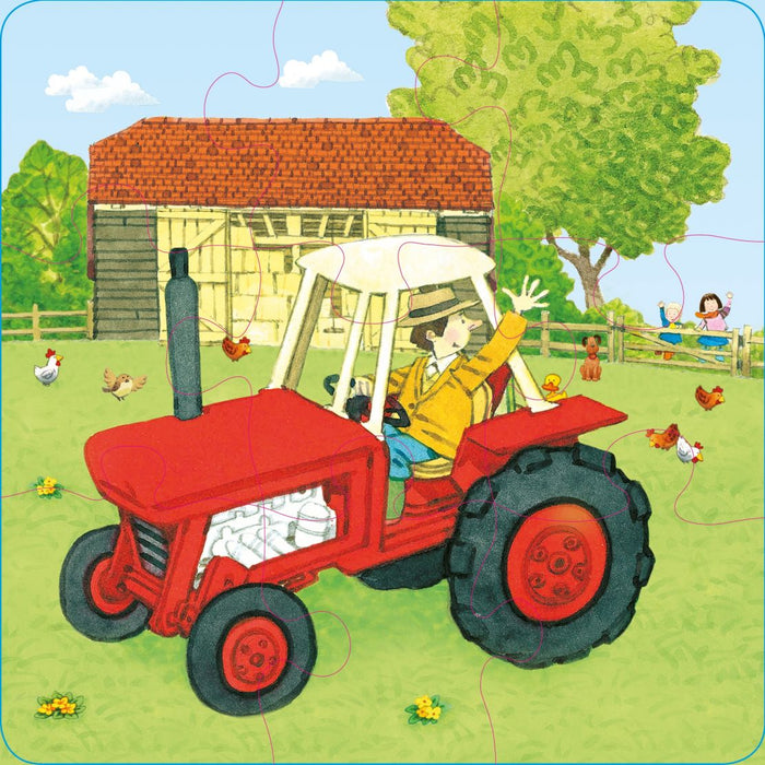 Usborne Poppy and Sam's Book & 3 Jigsaws: Tractors