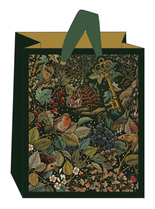Art File Secret Garden Medium Christmas Gift Bag