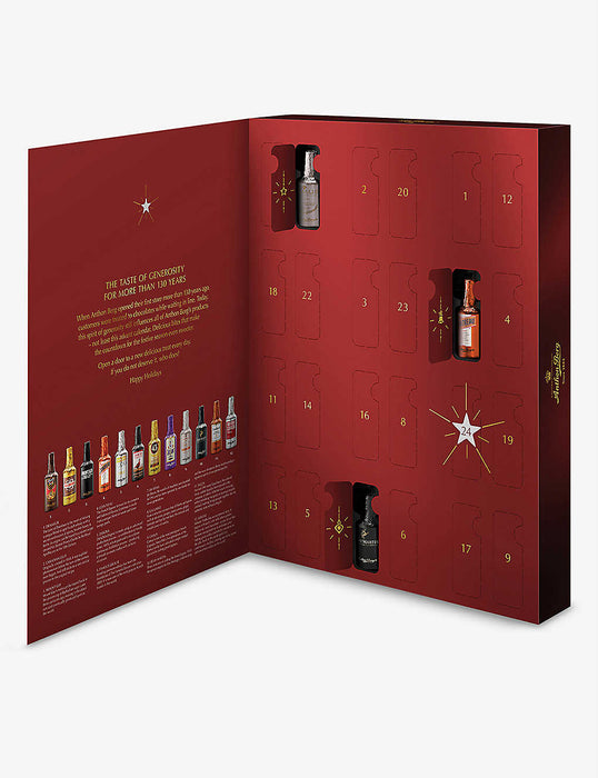 Anthon Berg Advent Calendar - 24 Mini Liqueur Filled Chocolate Bottles