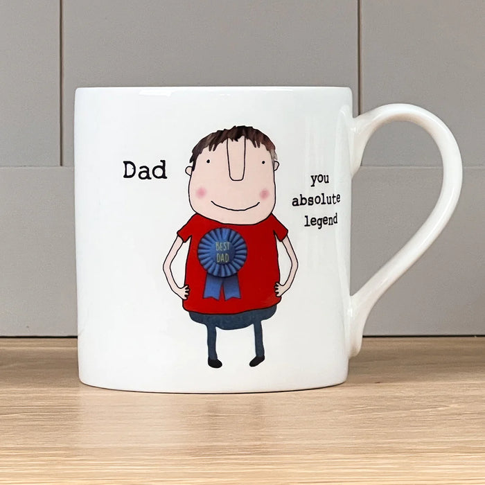 Rosie Made A Thing Mug - Dad You Absolute Legend