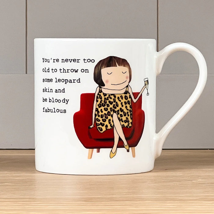 Rosie Made A Thing Mug - Throw On Some Leopard Skin