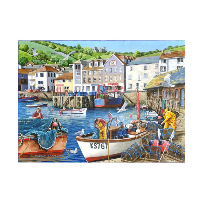 HOP Busy Harbour 1000 Piece Jigsaw Puzzle