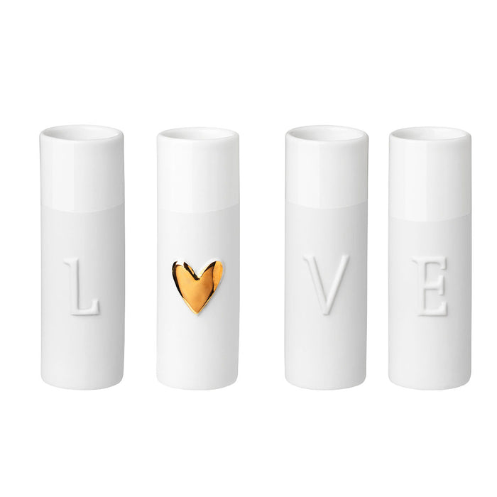 Räder Mini Love Vases Set of 4