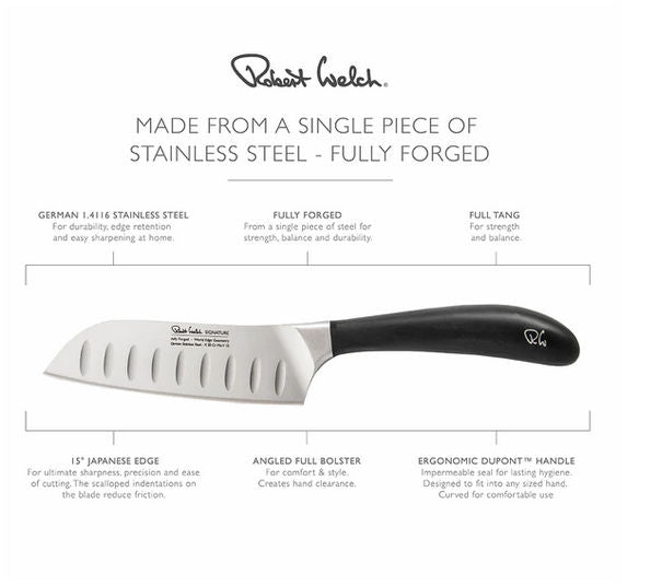 Robert Welch Signature Santoku Knife 14 cm